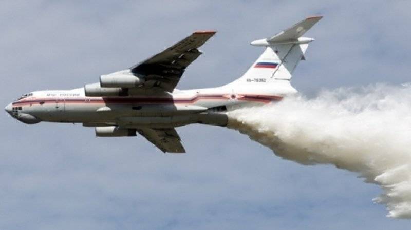 Первый Ил-76 прилетел в Красноярск для тушения пожаров