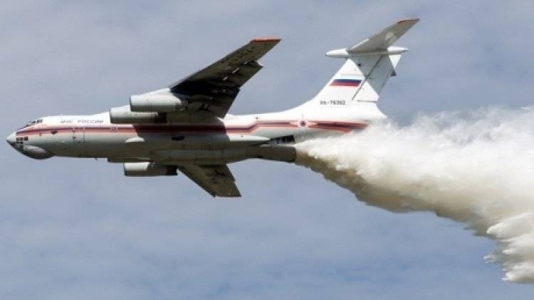 Два самолета Ил-76 вылетели из Красноярска для тушения лесных пожаров