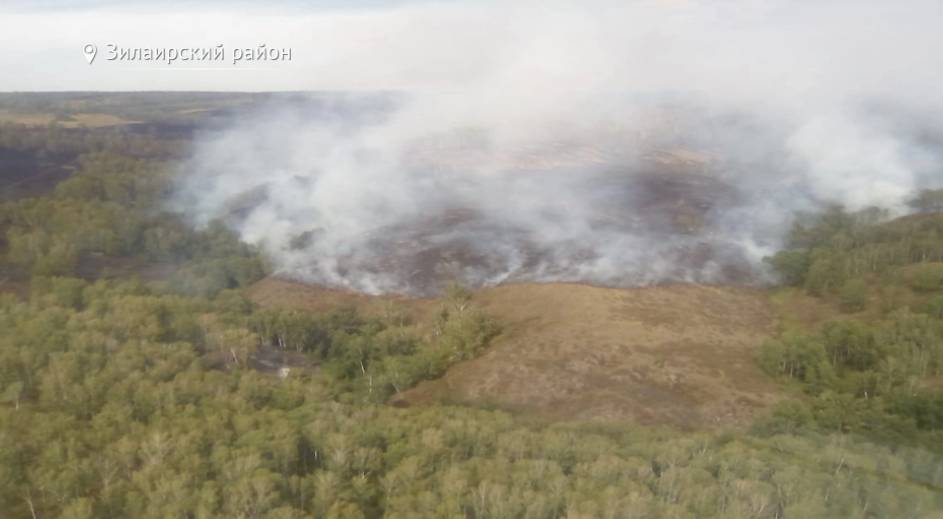 В Башкирии локализовали лесной пожар