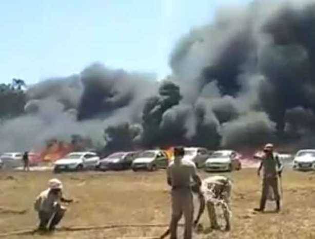 В Сирии серьезно пострадала от пожара база ВВС США