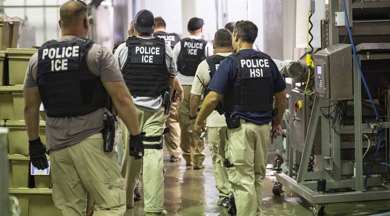 За день ICE провело несколько облав на предприятиях США: арестовано почти 700 человек