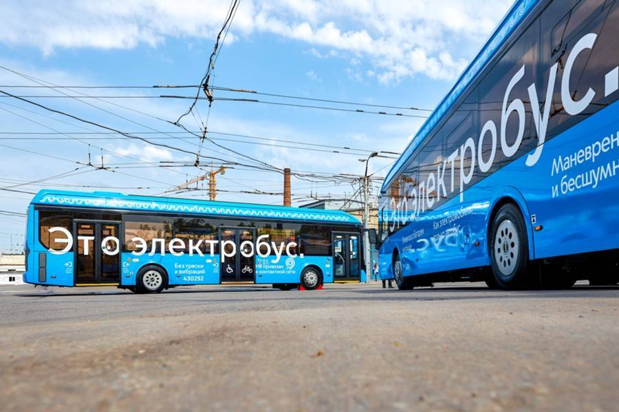 Электробусы начали работать на западе столицы