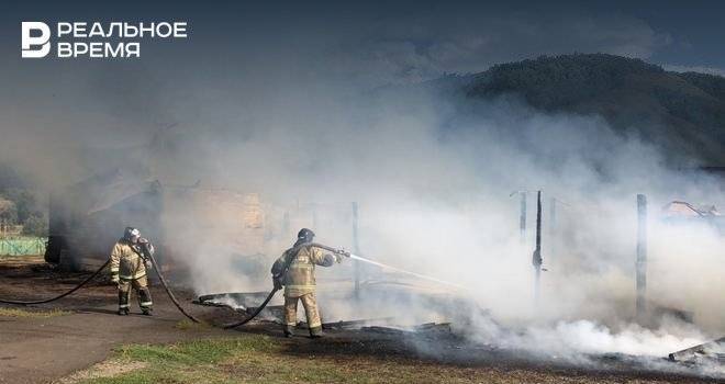 В детском лагере в Башкирии произошел пожар