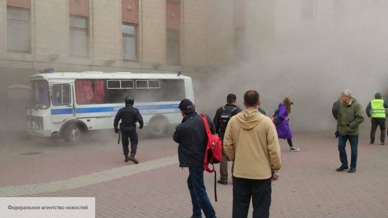 Полиция задержала семь провокаторов, пытавшихся устроить незаконное шествие в Москве
