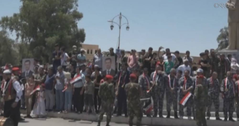 Годовщину основания сирийской армии отметили в Дамаске — видео ФАН