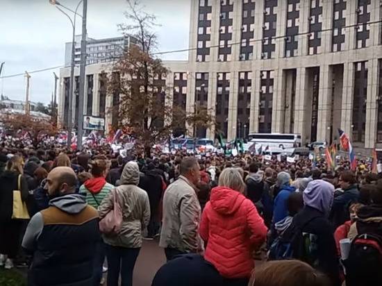 В Москве завершился митинг в поддержку независимых кандидатов
