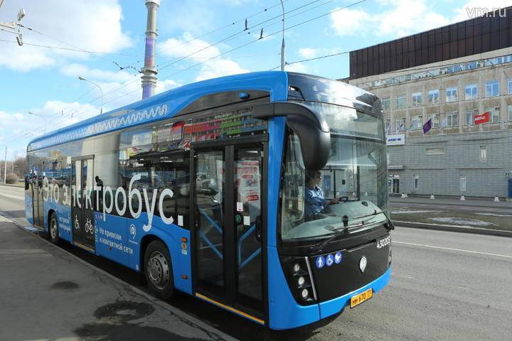 Электробусы начали работать на западе Москвы