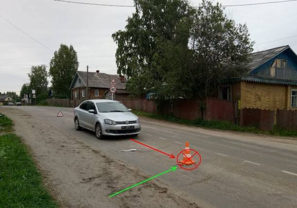В Сыктывдинском районе иномарка сбила пешехода-нарушителя