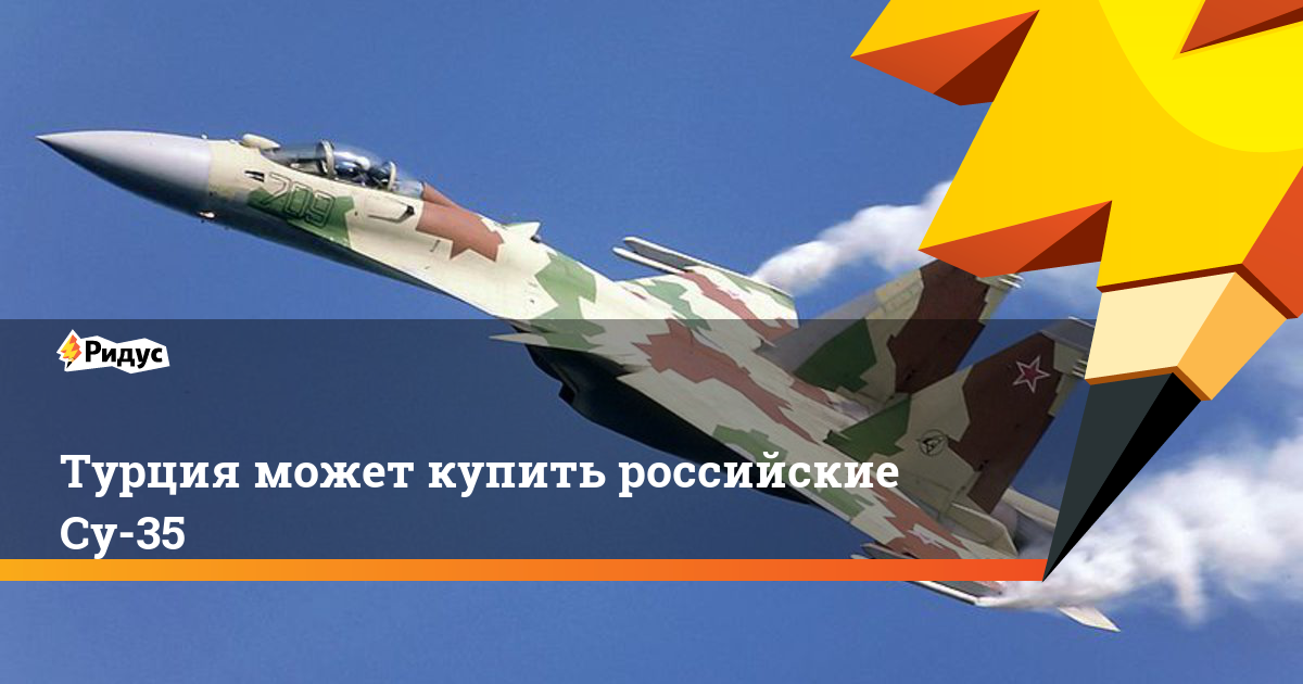 Турция может купить российские Су-35. Ридус