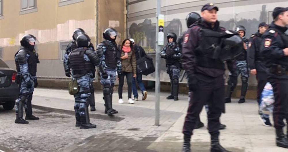 В центре столицы задержано 136 участников несогласованной акции – МВД