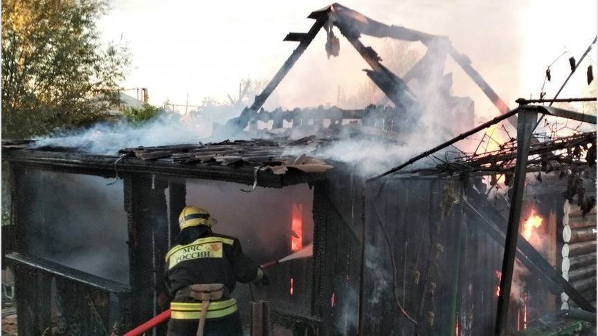 В Слободском районе дотла сгорела баня