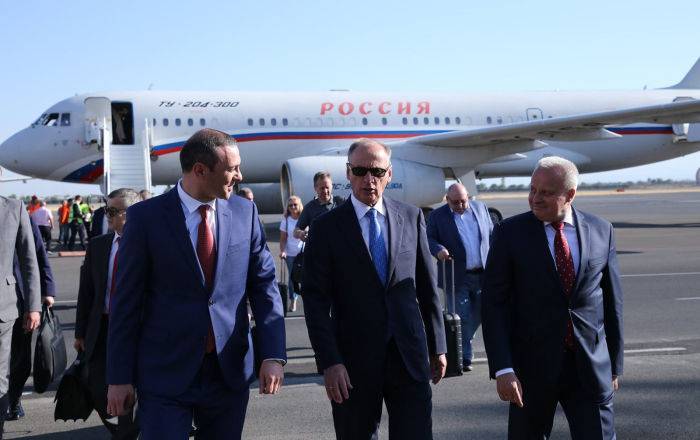 Секретарь Совбеза России Николай Патрушев прибыл в Ереван