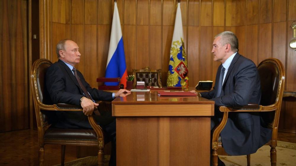 Аксенов рассказал Путину об итогах крымской «пятилетки»