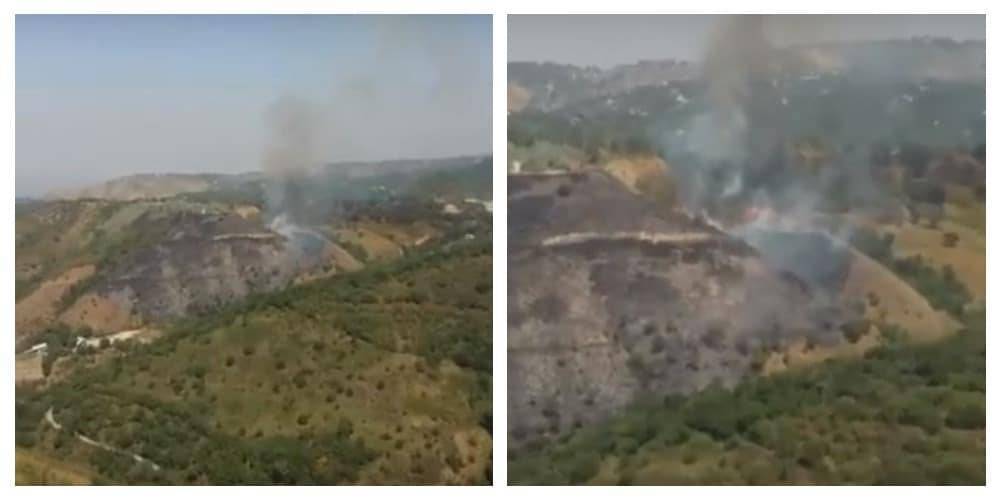 Алматинцы сообщили о новом пожаре на Кок-Тобе (видео)