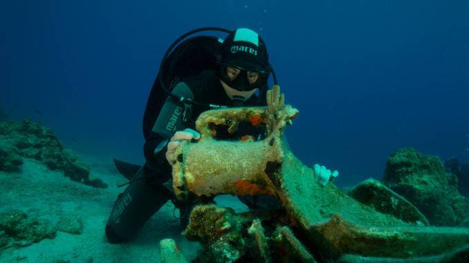 У берегов Греции нашли остатки пяти затонувших античных судов