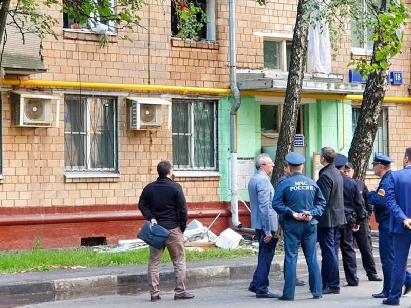 Видео взрыва газа в московской квартире появилось в Сети