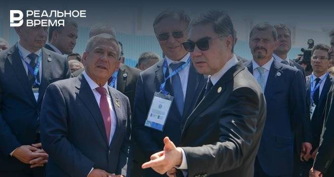 Минниханов встретился с президентом Туркменистана