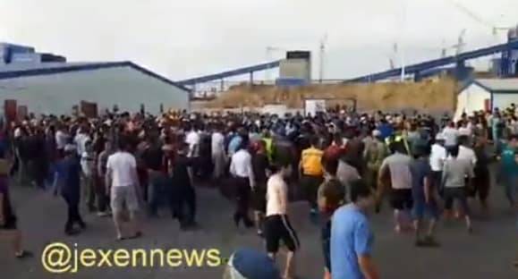 Конфликт между рабочими и иностранцами произошел в Карагандинской области (видео)