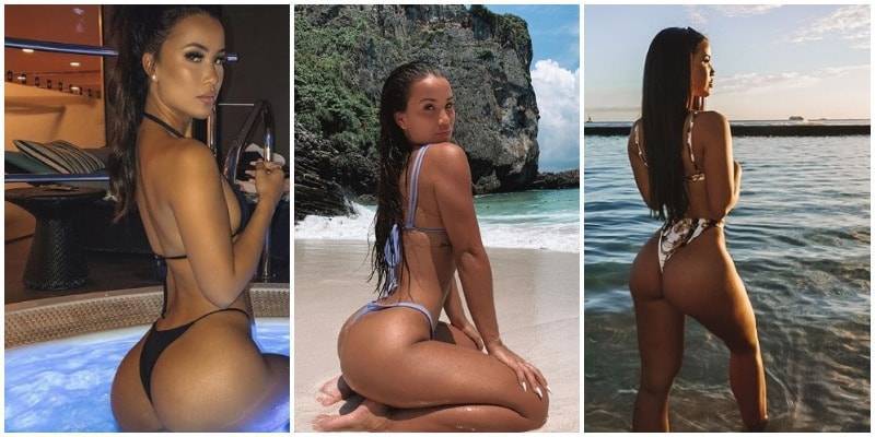 22-летняя блогерша возбуждает фанатов откровенными фото в купальниках