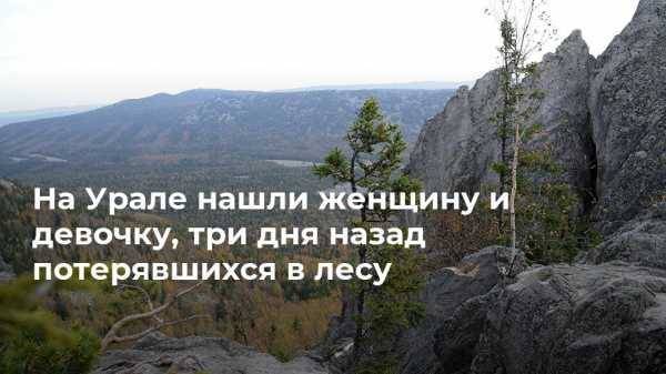 На Урале нашли женщину и девочку, три дня назад потерявшихся в лесу