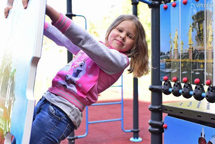 Новые детские площадки обустроили в Детском Черкизовском парке