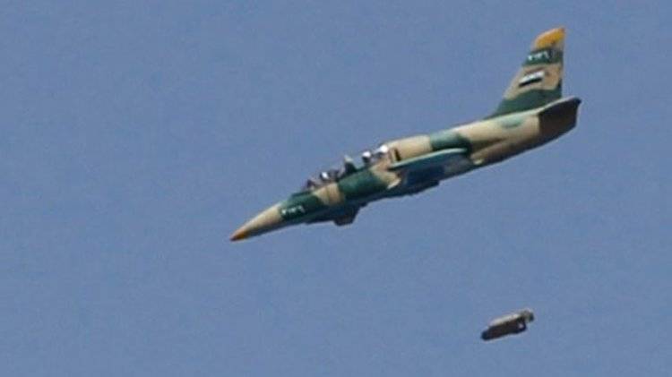 Сирийские ВВС ударили по террористам в Южном Идлибе