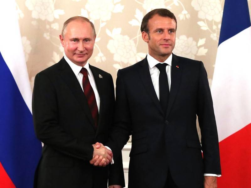 Путин обсудит с Макроном во Франции двустороннее сотрудничество и Украину