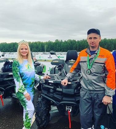 Машинист харвестера Монди СЛПК Игорь Поляк стал вторым в конкурсе «Лесоруб XXI века»