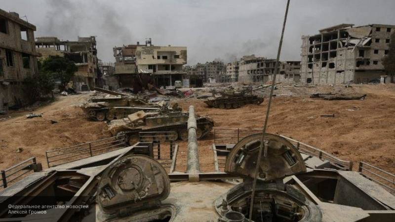 Армия Сирии продолжает наступление на юго-западные позиции боевиков в Идлибе