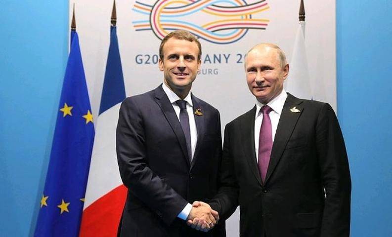 Кремль озвучил темы предстоящей встречи Путина и Макрона