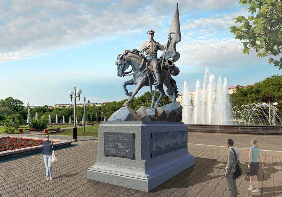 Жителям Улан-Удэ предлагают проголосовать за лучший эскиз памятника Рокоссовскому