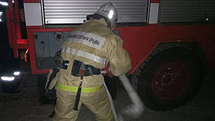 В Симферополе на пожаре спасли трех человек