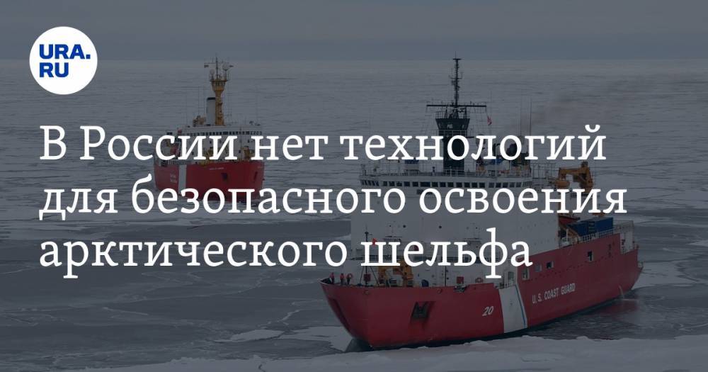 В России нет технологий для безопасного освоения арктического шельфа — URA.RU