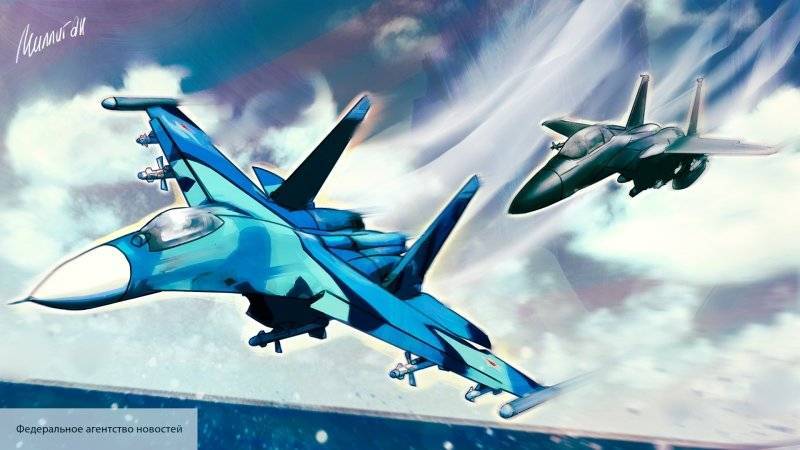 Британские СМИ впечатлены, как Су-27 отогнал истребитель НАТО от самолета Шойгу