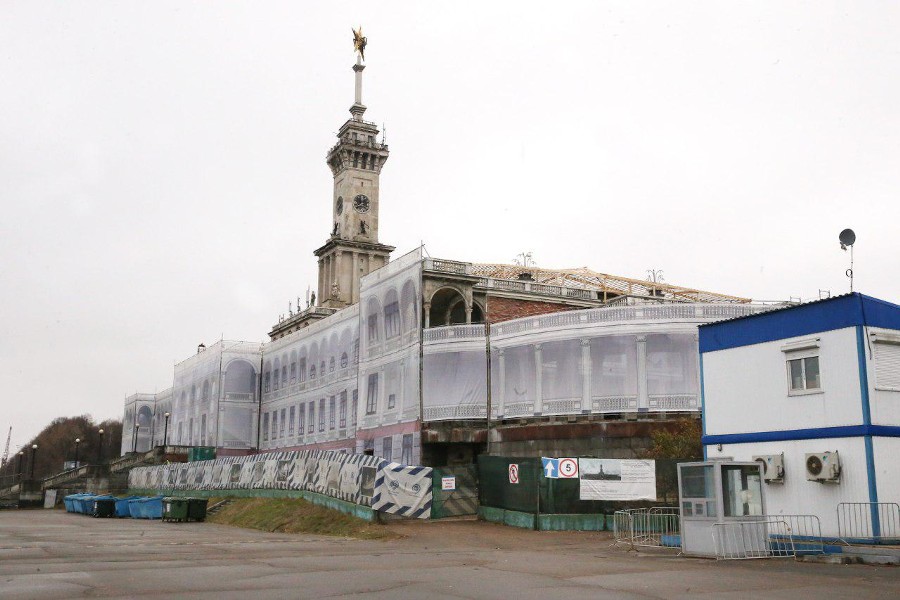 Реставрация и благоустройство Северного речного вокзала завершатся в 2020 году