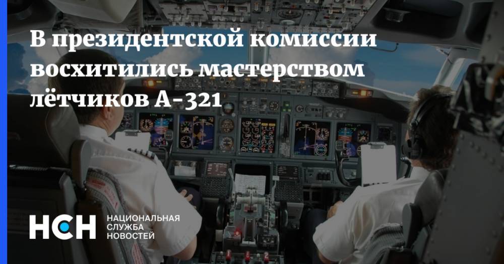В президентской комиссии восхитились мастерству лётчиков А-321