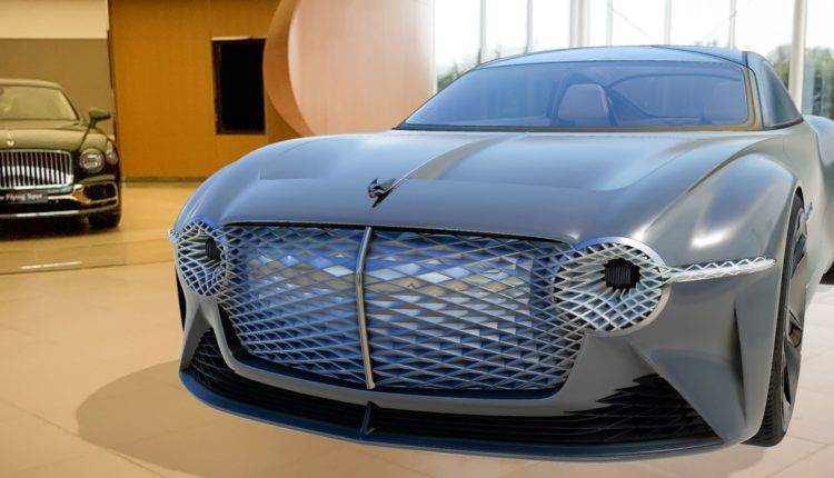 Bentley отправила концепт EXP 100 GT в виртуальную реальность