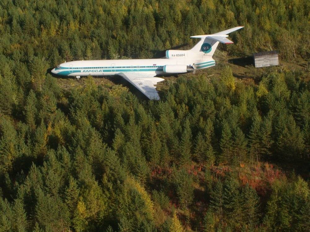 Самолет «Уральских авиалиний» сел на кукурузное поле