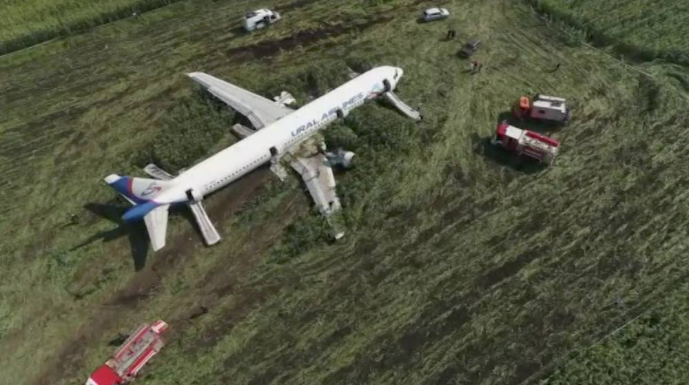 Командир аварийно севшего в Подмосковье самолета A-321 вернулся в Екатеринбург