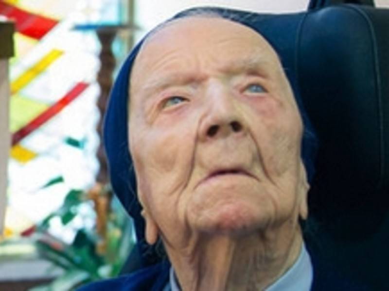Самой пожилой жительницей Европы стала монахиня из Франции