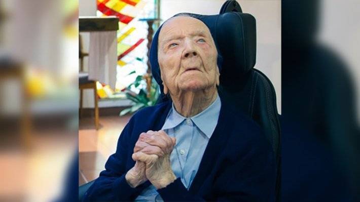 Старейшей жительницей Европы стала 115-летняя монахиня из Франции