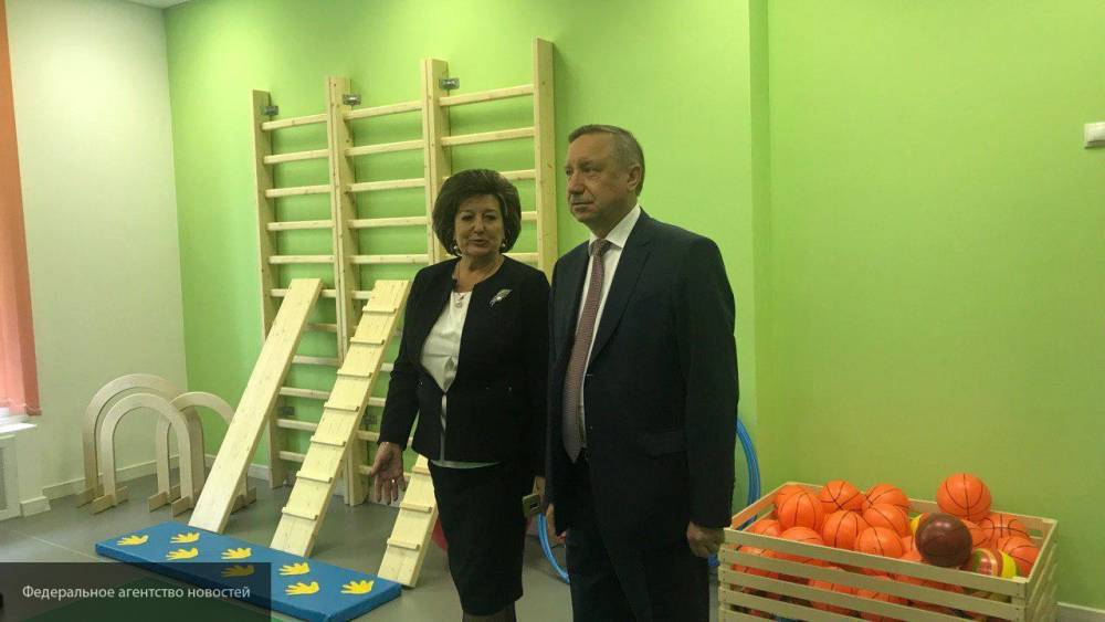 Беглов проверил готовность нового здания детского сада к работе в новом учебном году