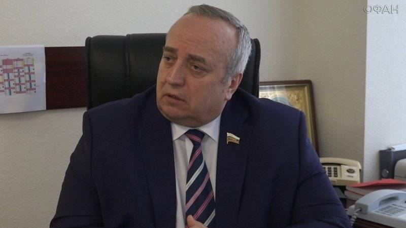 Клинцевич назвал «невнятицей» планы Киева по «реинтеграции» Крыма и Донбасс