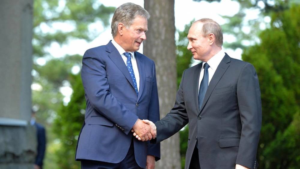 Стали известны темы переговоров Путина и Ниинисте в Финляндии