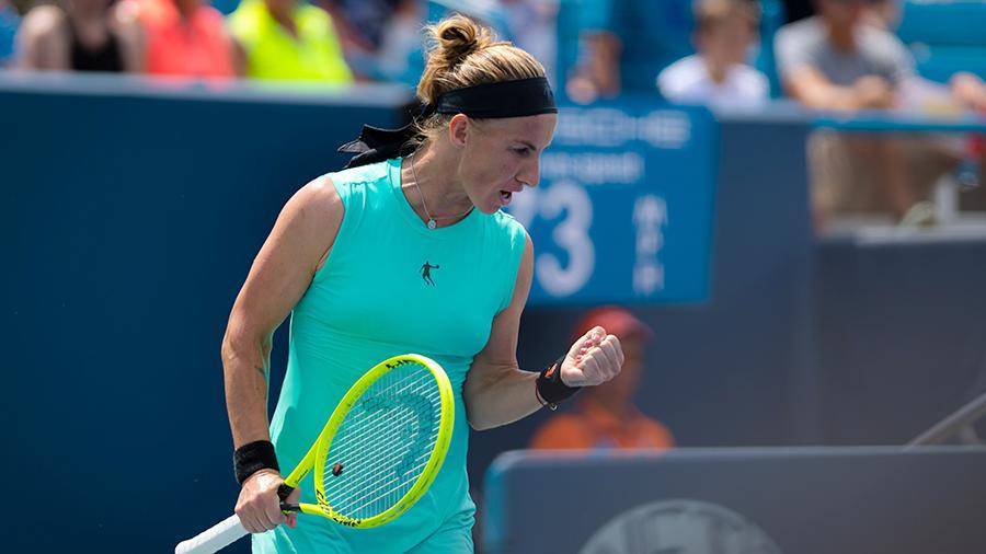Кузнецова одержала победу над австралийкой Барти в полуфинале WTA