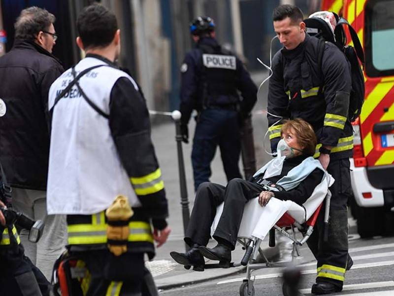 Крупный пожар уничтожил рынок во Франции
