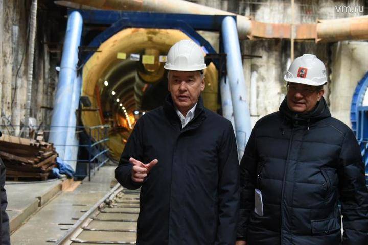 Сергей Собянин рассказал о готовности всех тоннелей на юго-западном участке БКЛ