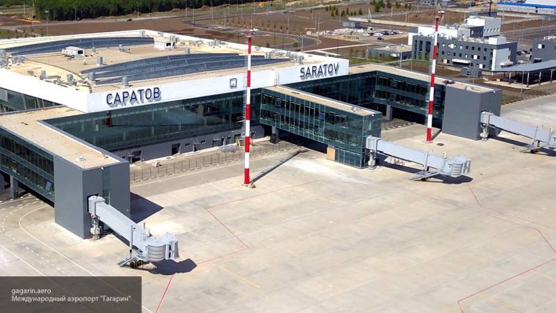 Новый саратовский аэропорт "Гагарин" принял первый рейс из Внуково