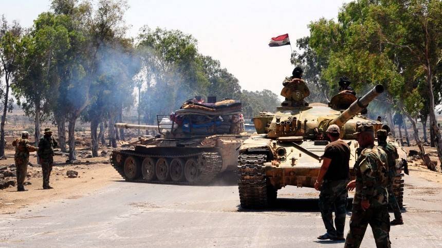 Сирийская армия «отбивает» город Хан-Шейхун у террористов
