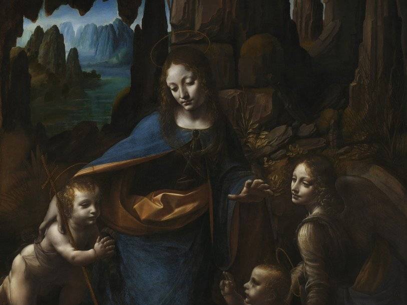 Под слоем живописи «Мадонны в скалах» рассмотрели первоначальные наброски Леонардо да Винчи